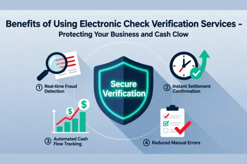 benefits of using electronic check verification services