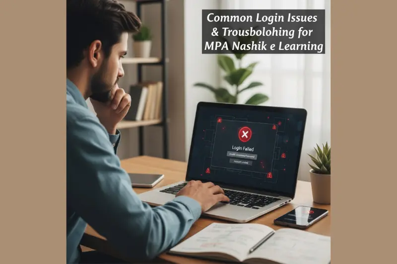 common login issues & troubleshooting for mpa nashik e learning