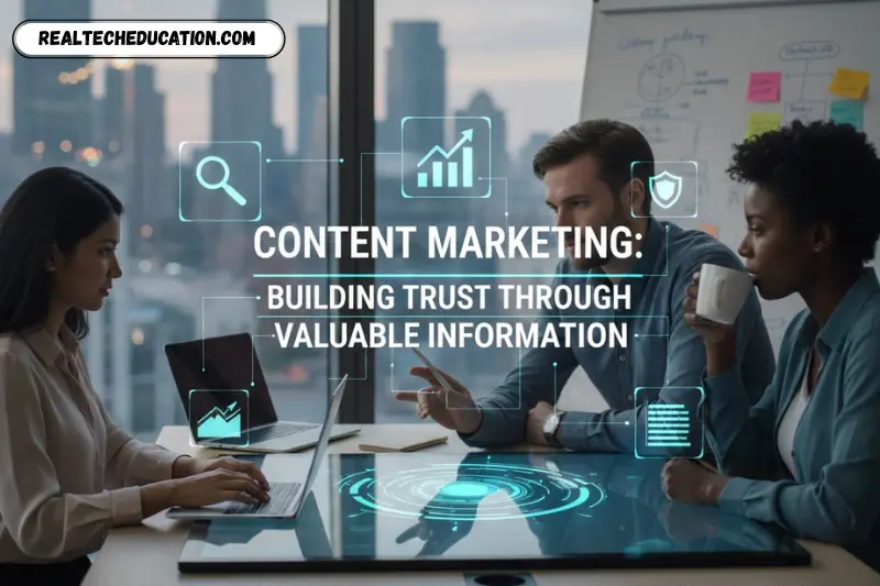 content marketing building trust through valuable information