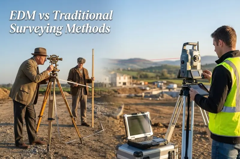 edm vs traditional surveying methods
