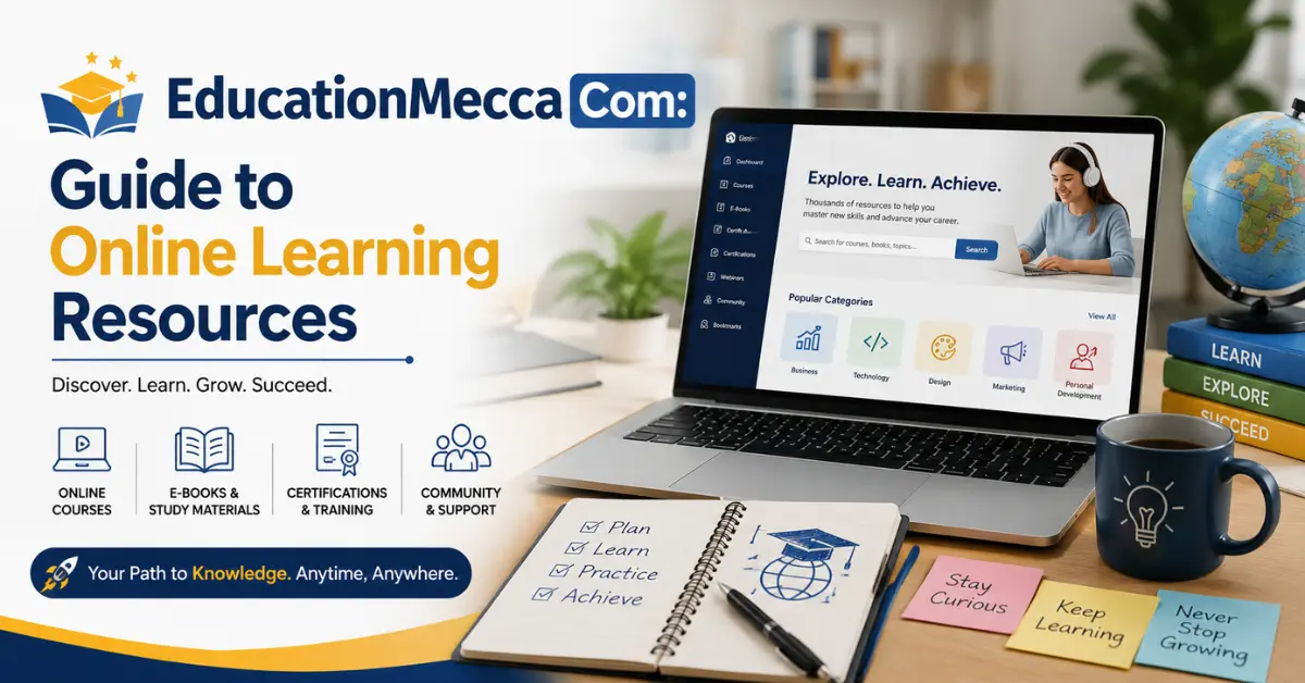 EducationMecca Com: Guide to Online Learning Resources educationmecca com