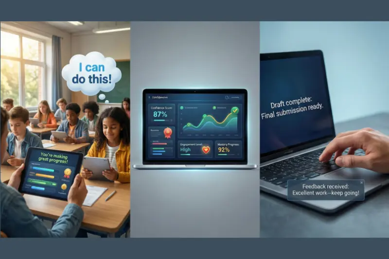 how educational platforms support academic confidence