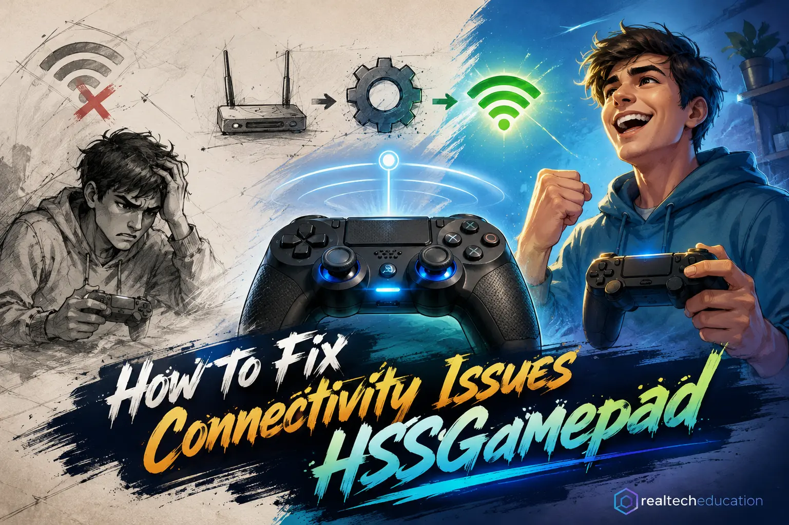how to fix connectivity issues hssgamepad