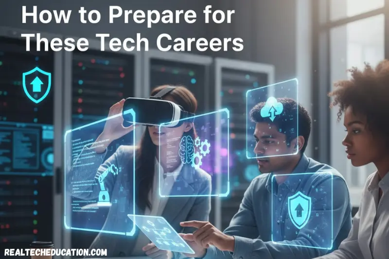 how to prepare for these tech careers