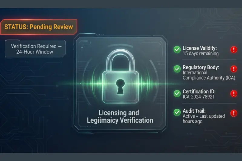 licensing and legitimacy concerns