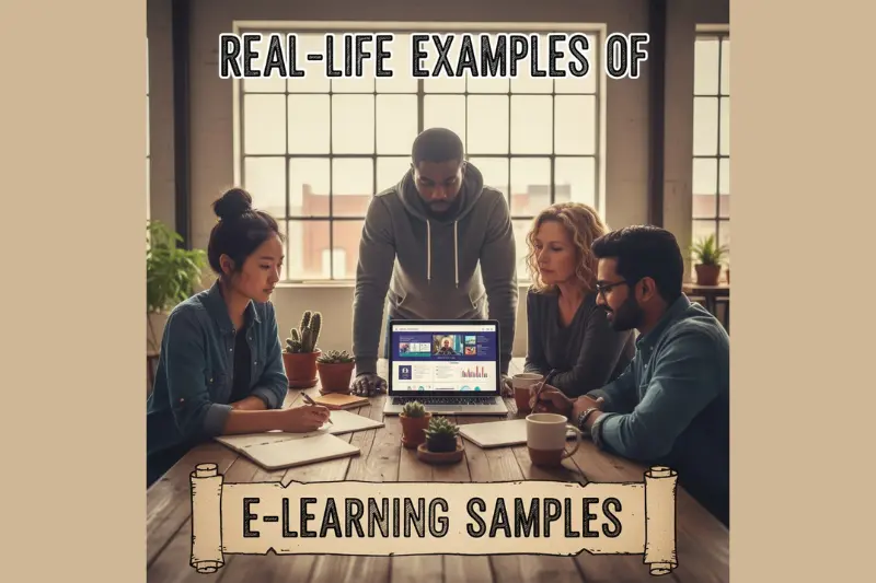 real-life examples of e learning samples