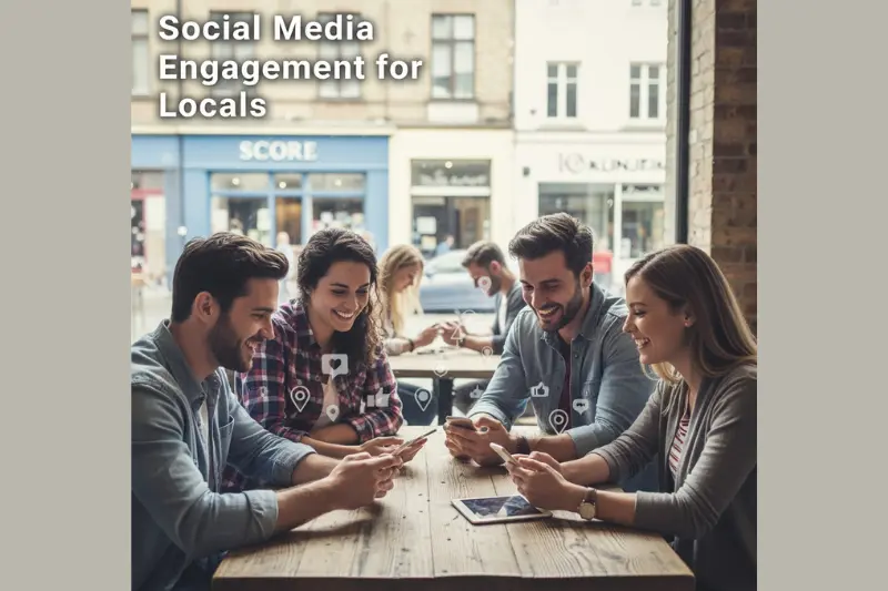 social media engagement for locals