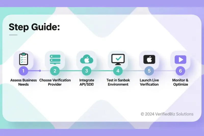 step-by-step guide to implementing verification services in your business