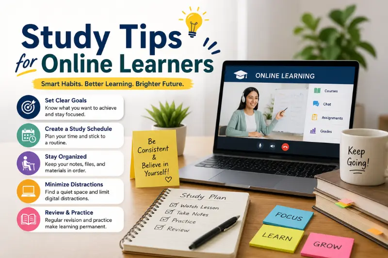 study tips for online learners