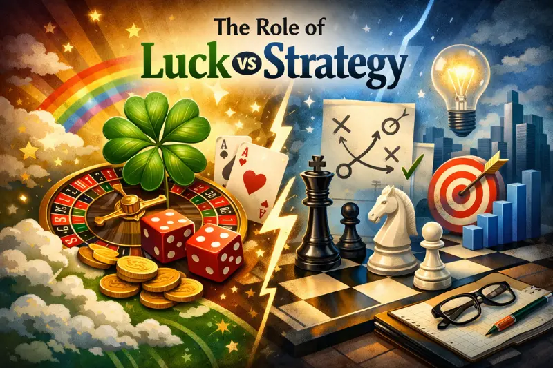 the role of luck vs strategy