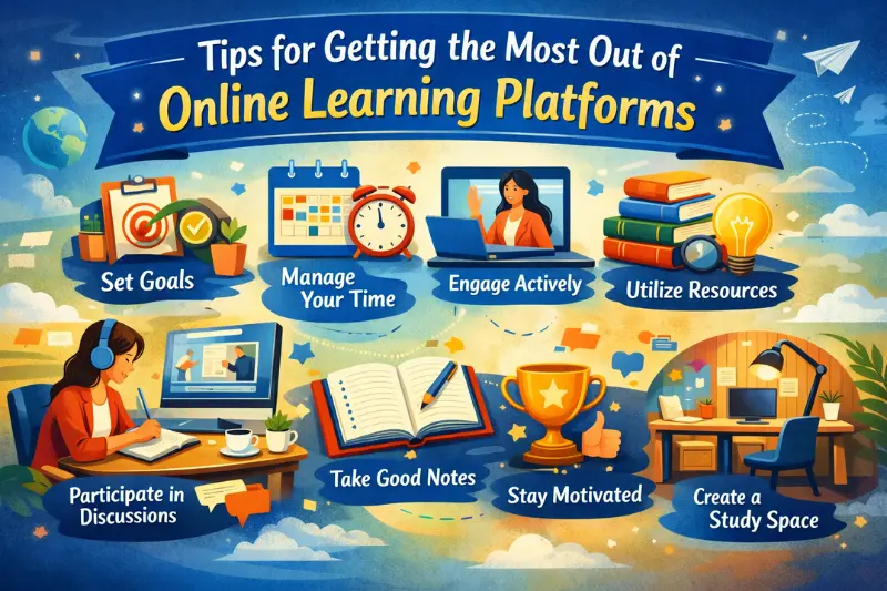 tips for getting the most out of online learning platforms