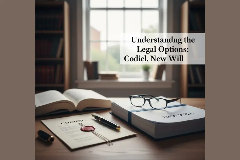 understanding the legal options codicil vs. new will