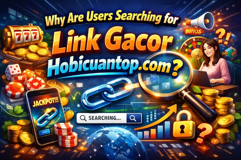 why are users searching for link gacor hobicuantop.com